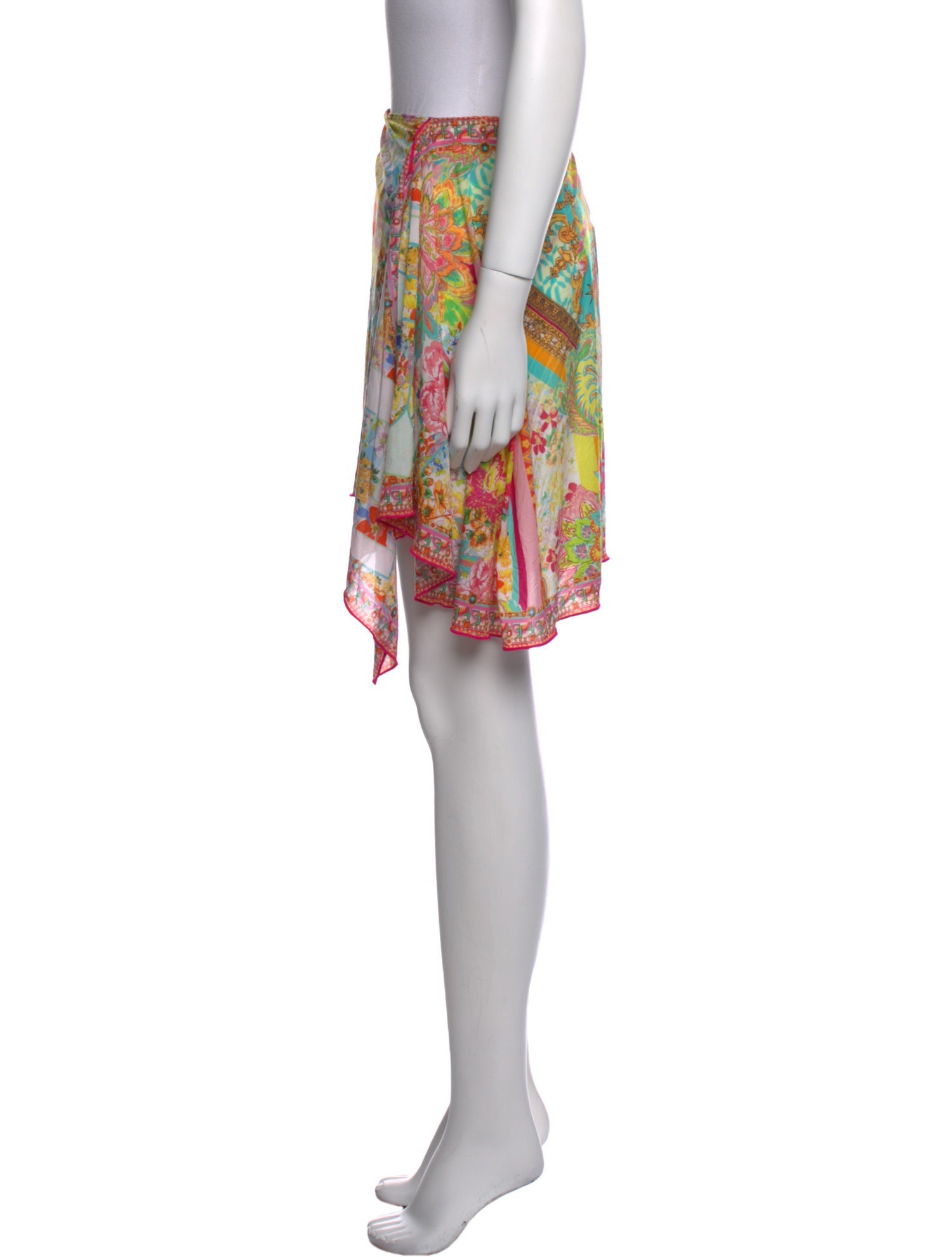 Camilla Floral Print Mini Skirt