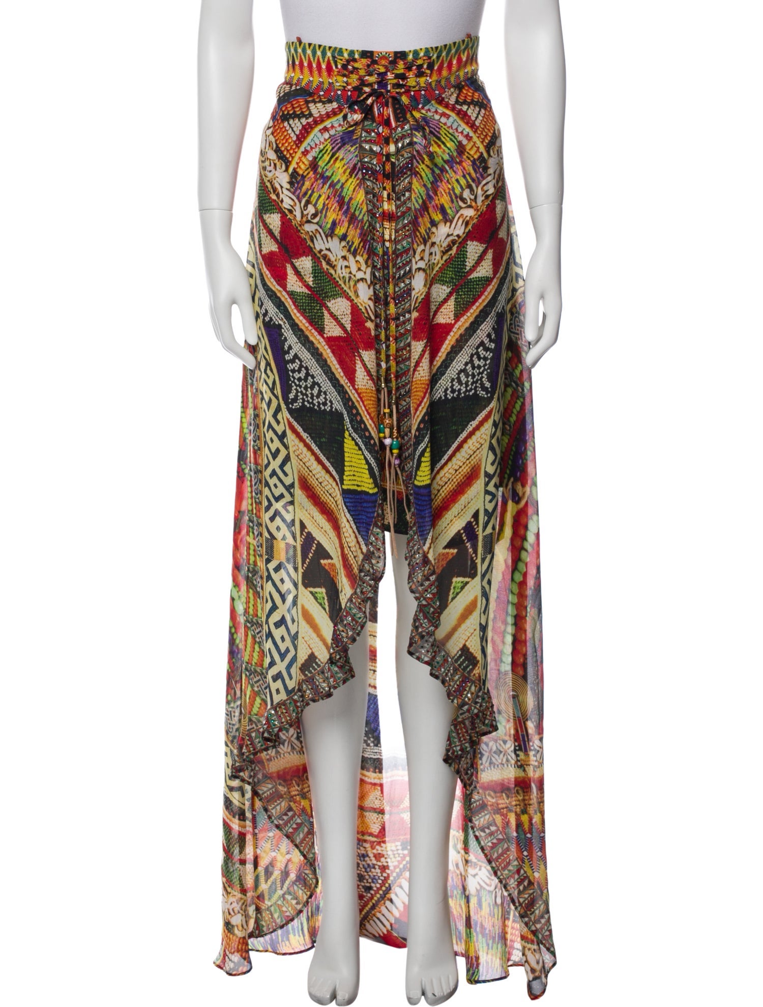 Camilla Silk Long Skirt