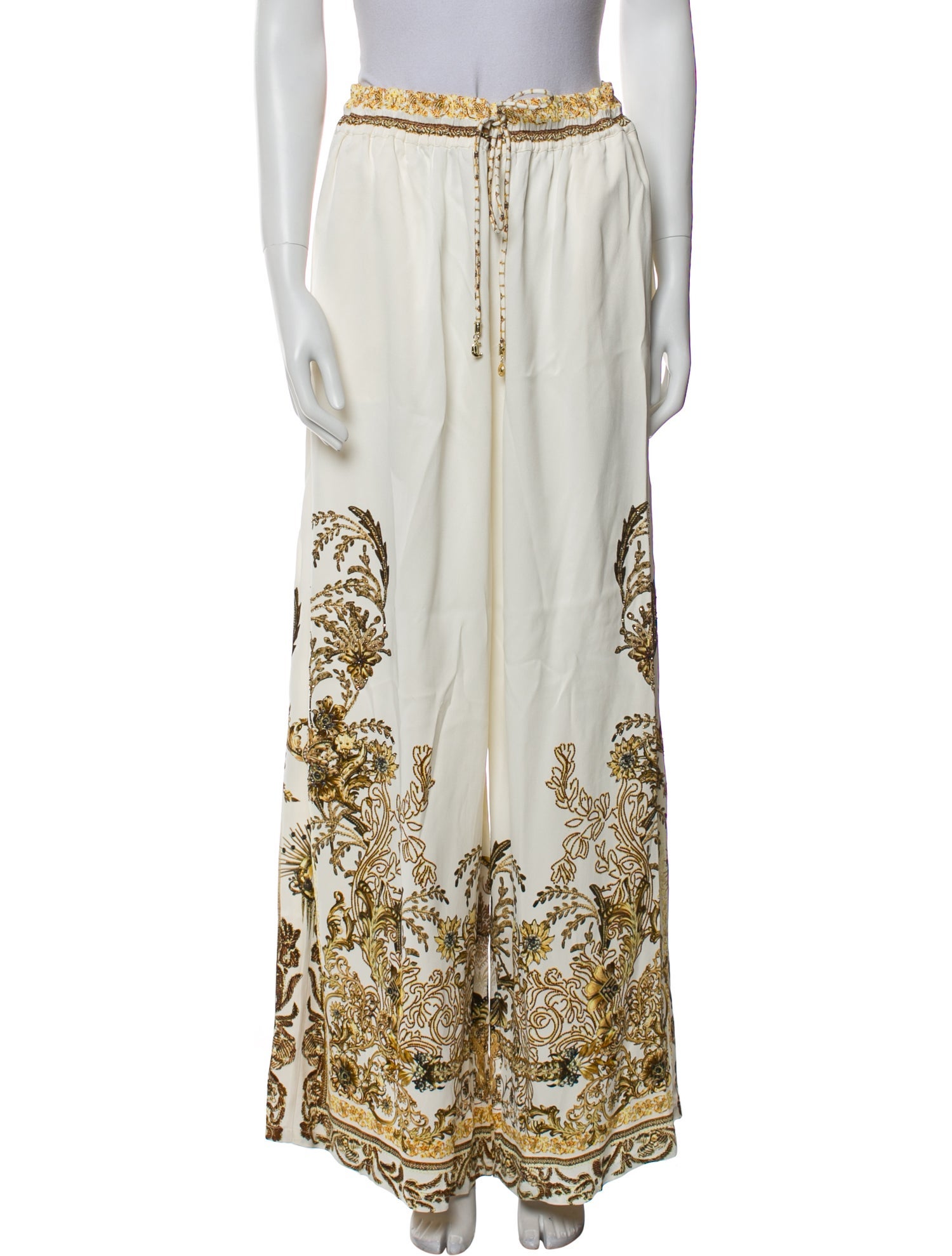 Camilla Floral Print Wide Leg Pants