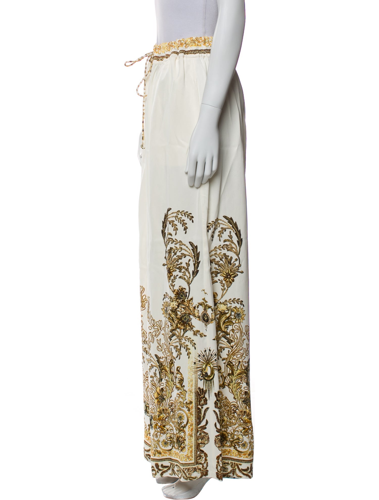 Camilla Floral Print Wide Leg Pants