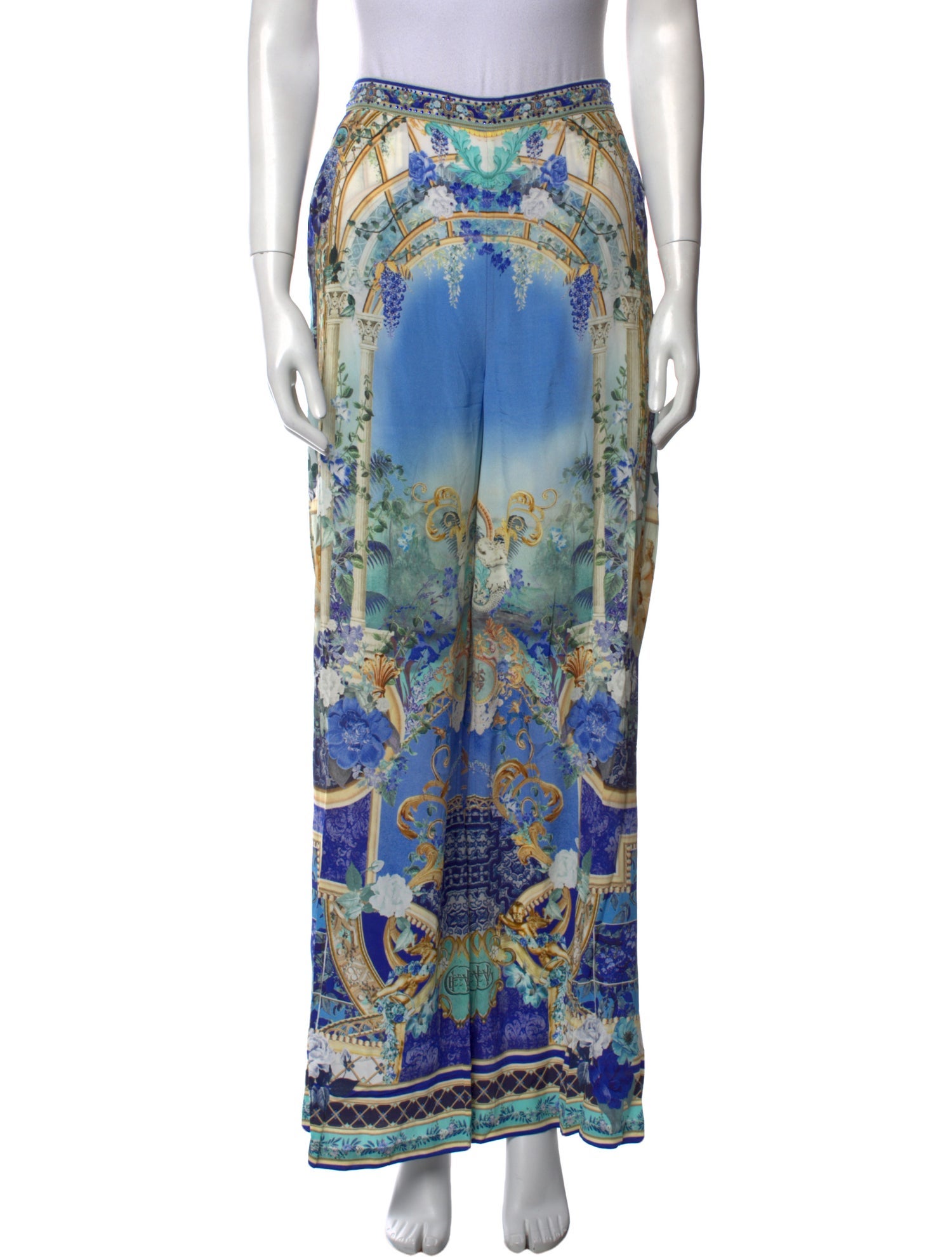 Camilla Silk Wide Leg Pants