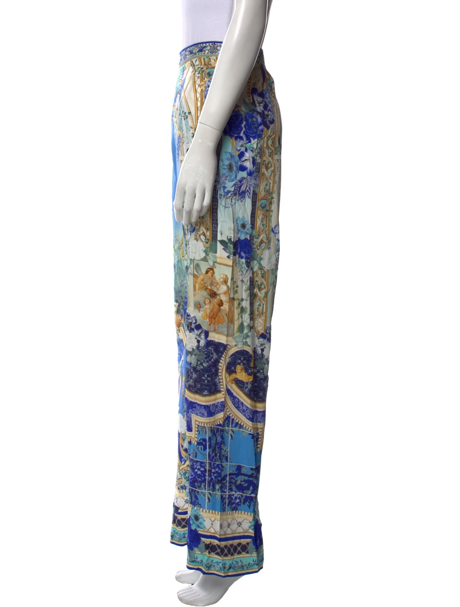 Camilla Silk Wide Leg Pants