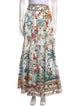Camilla Floral Print Long Skirt
