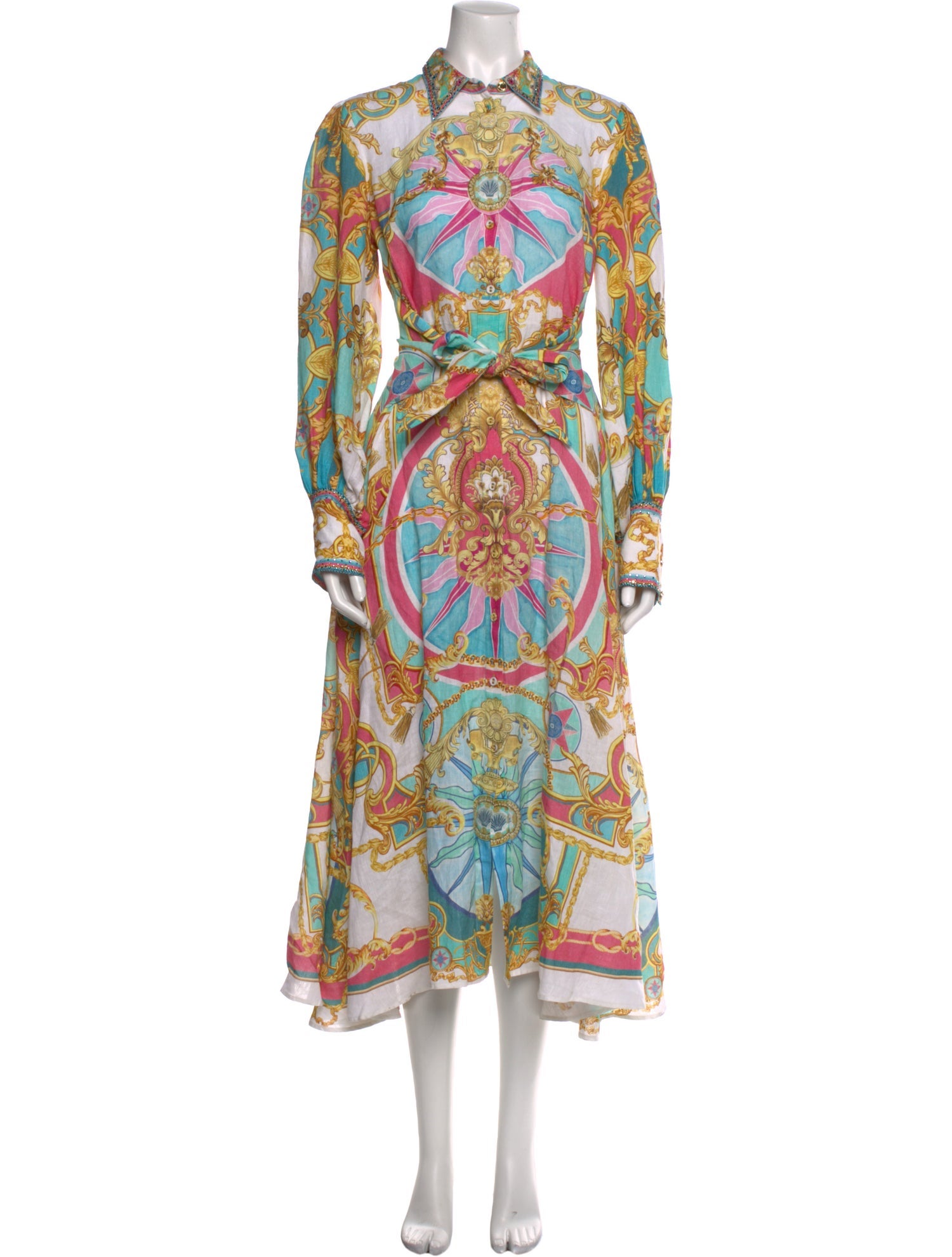 Camilla Linen Long Dress