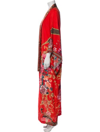 Camilla Silk Printed Robe
