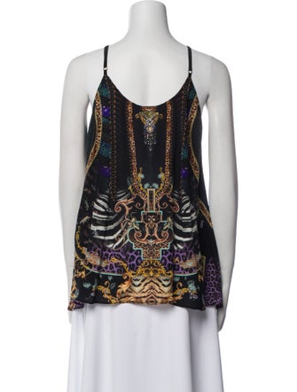 Camilla Silk Printed Top