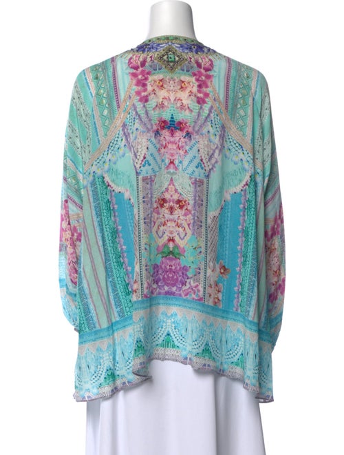 Camilla Silk Paisley Print Blouse