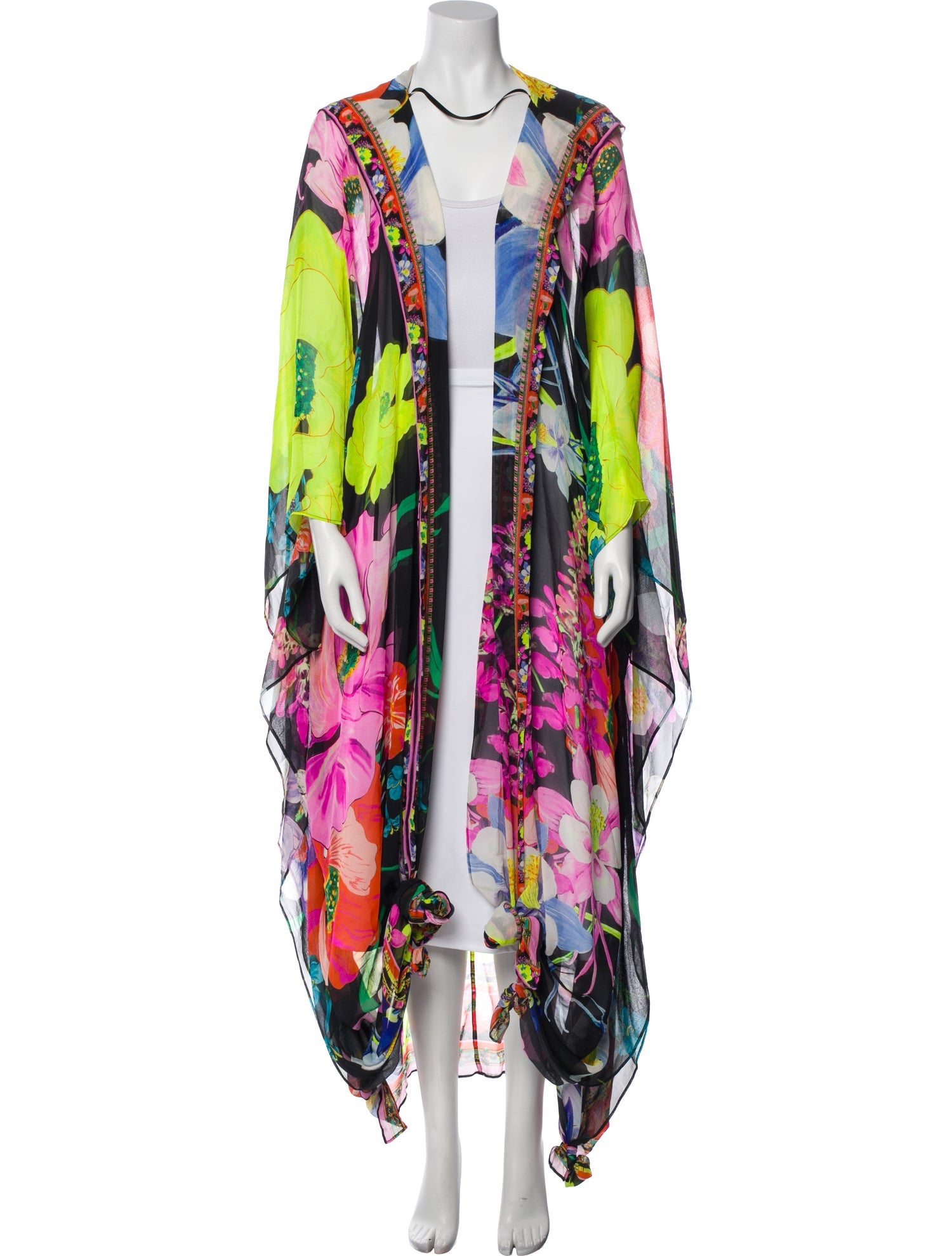Camilla Silk Printed Robe