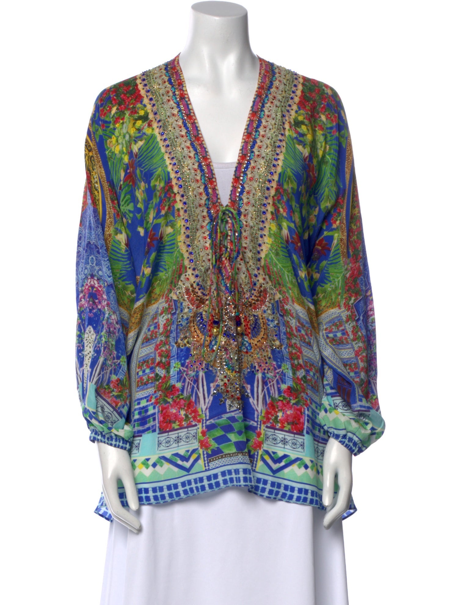 Camilla Silk Printed Tunic