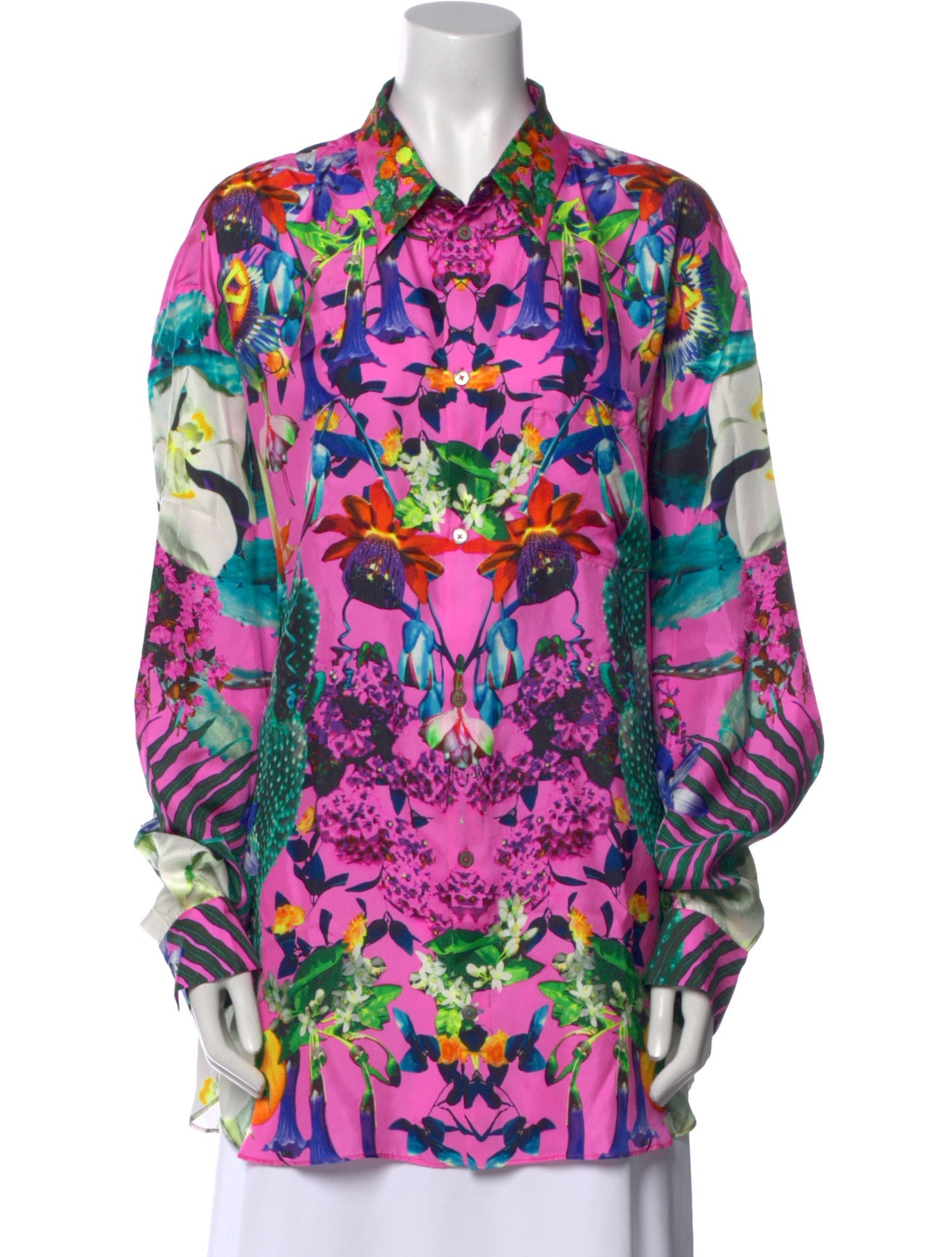 Camilla Silk Floral Print Tunic w/ Tags