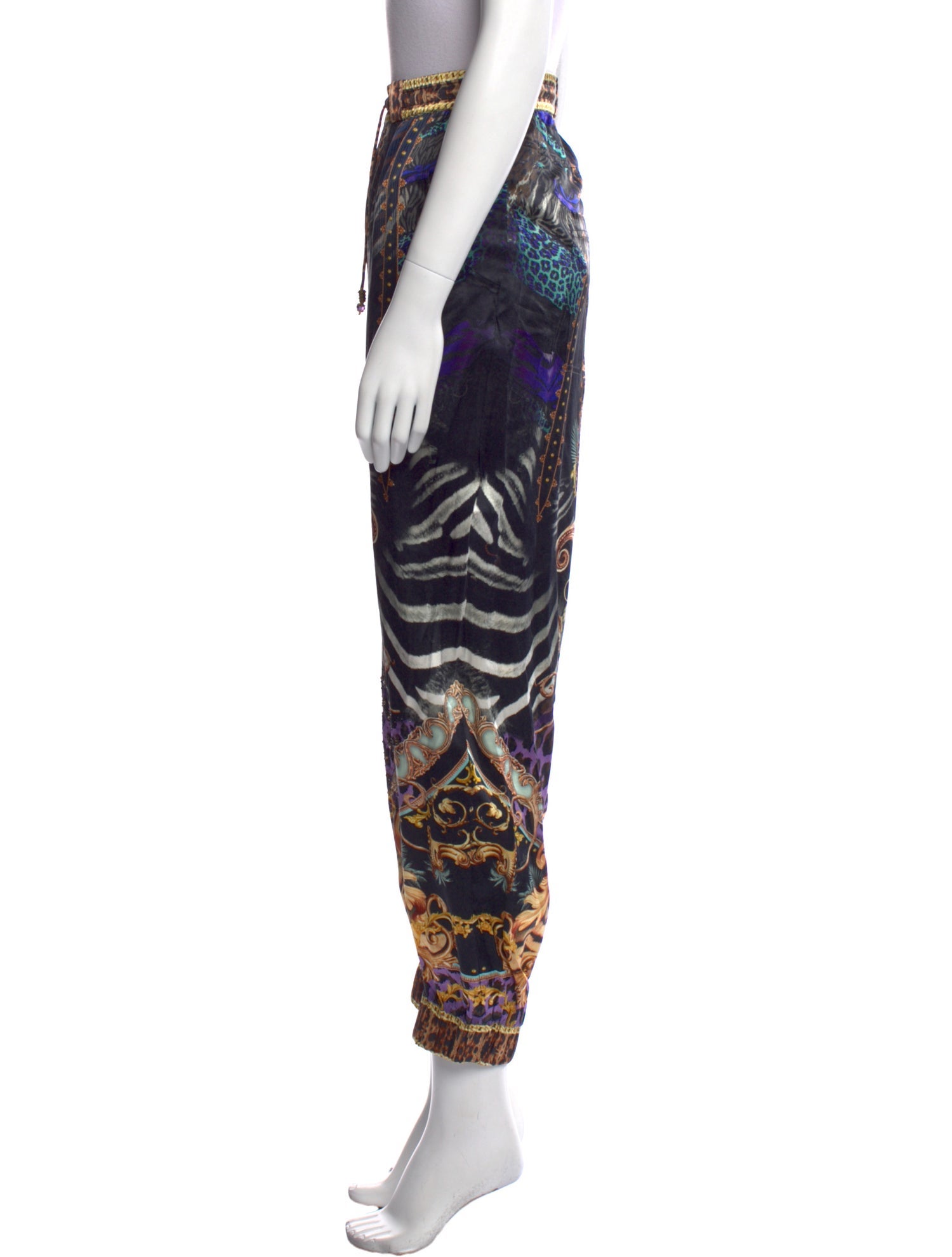 Camilla Silk Straight Leg Pants w/ Tags