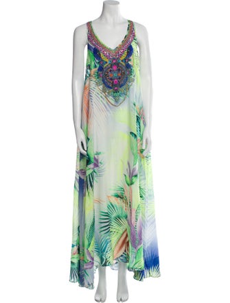 Camilla Silk Long Dress
