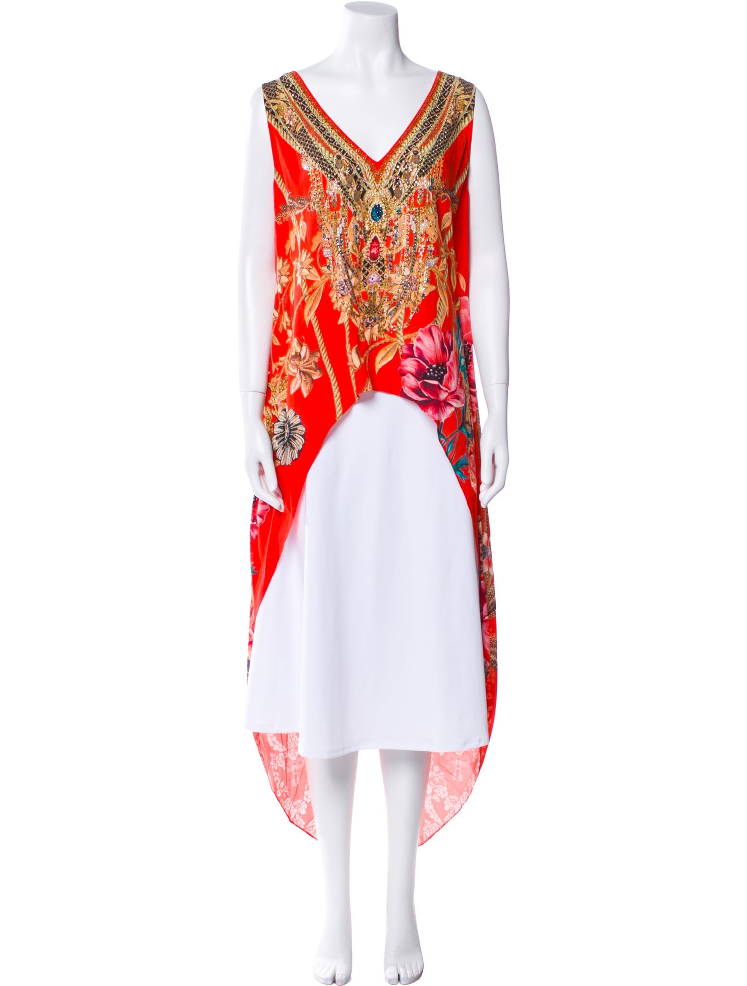 Camilla Silk Floral Print Tunic
