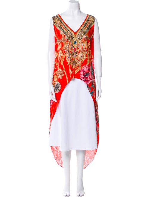 Camilla Silk Floral Print Tunic