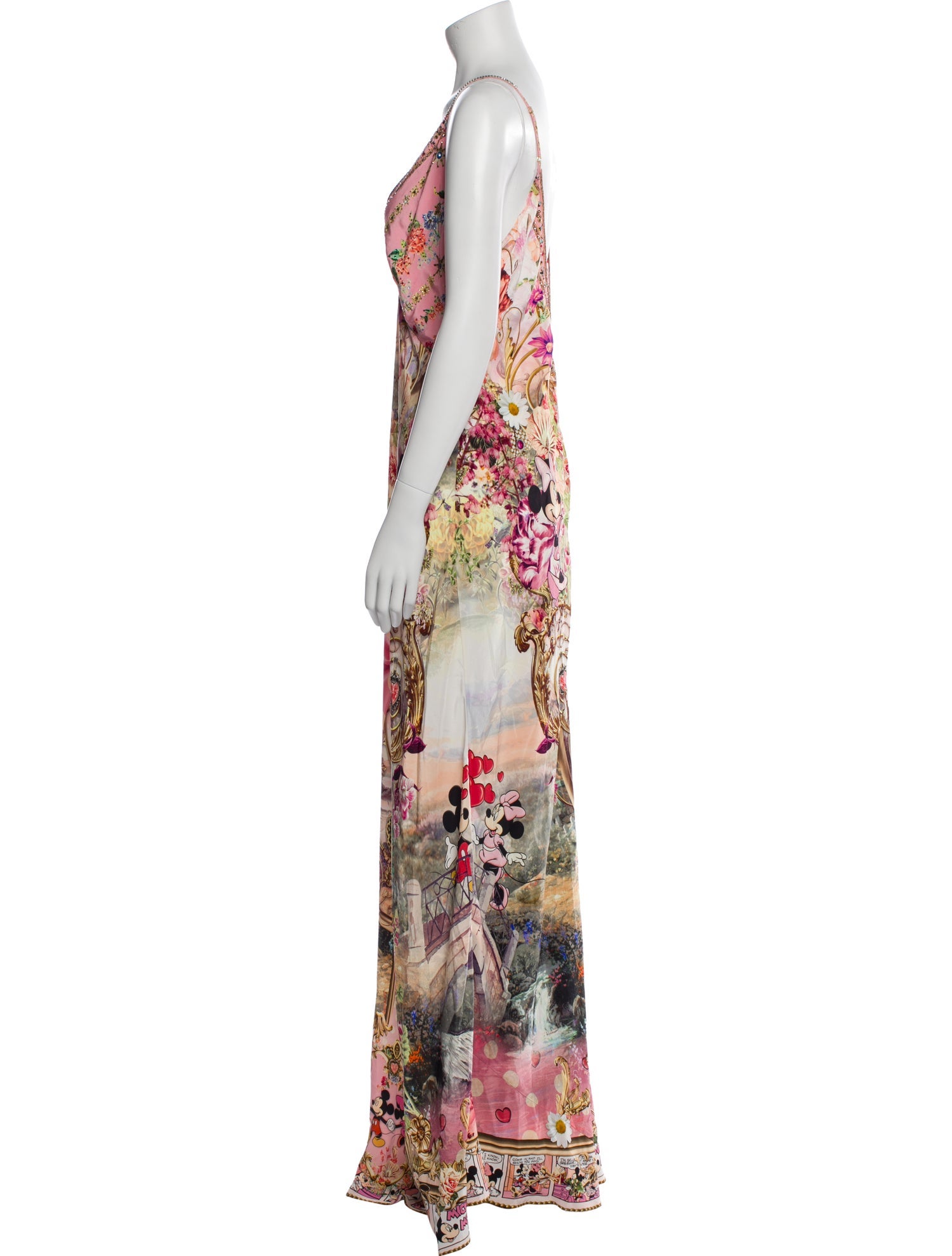 Camilla Printed Long Dress w/ Tags