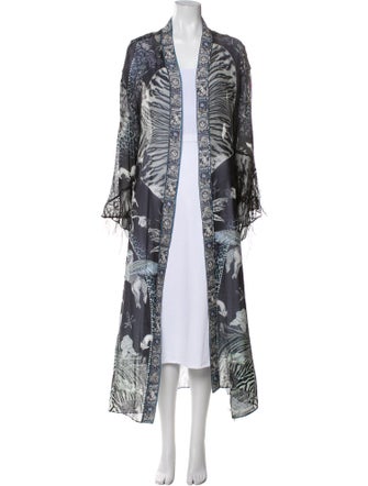 Camilla Silk Printed Robe