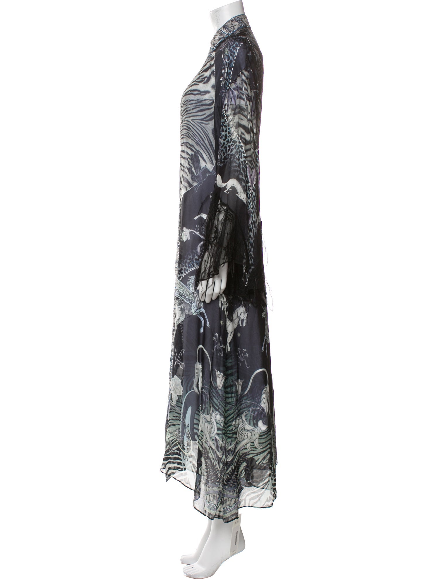 Camilla Silk Printed Robe