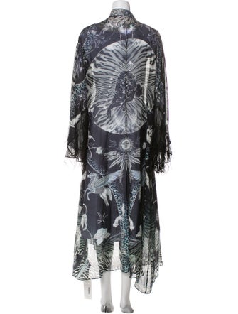 Camilla Silk Printed Robe