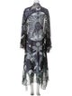 Camilla Silk Printed Robe