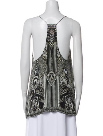 Camilla Silk Printed Top