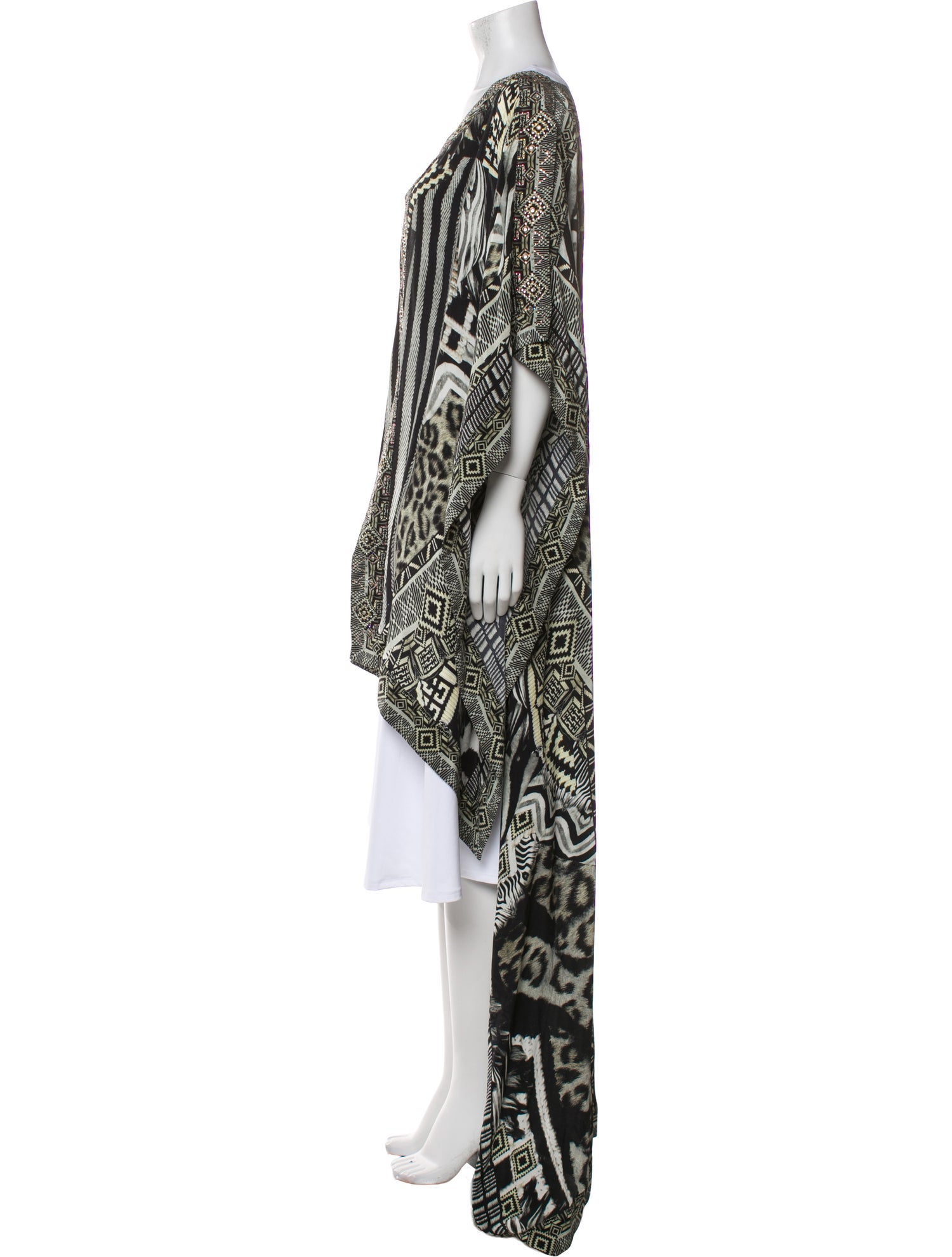 Camilla Silk Printed Robe