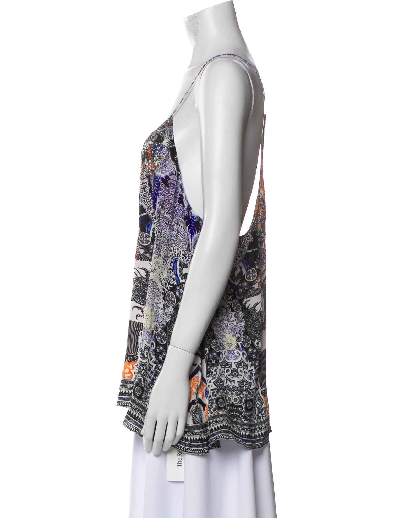 Camilla Silk Printed Top