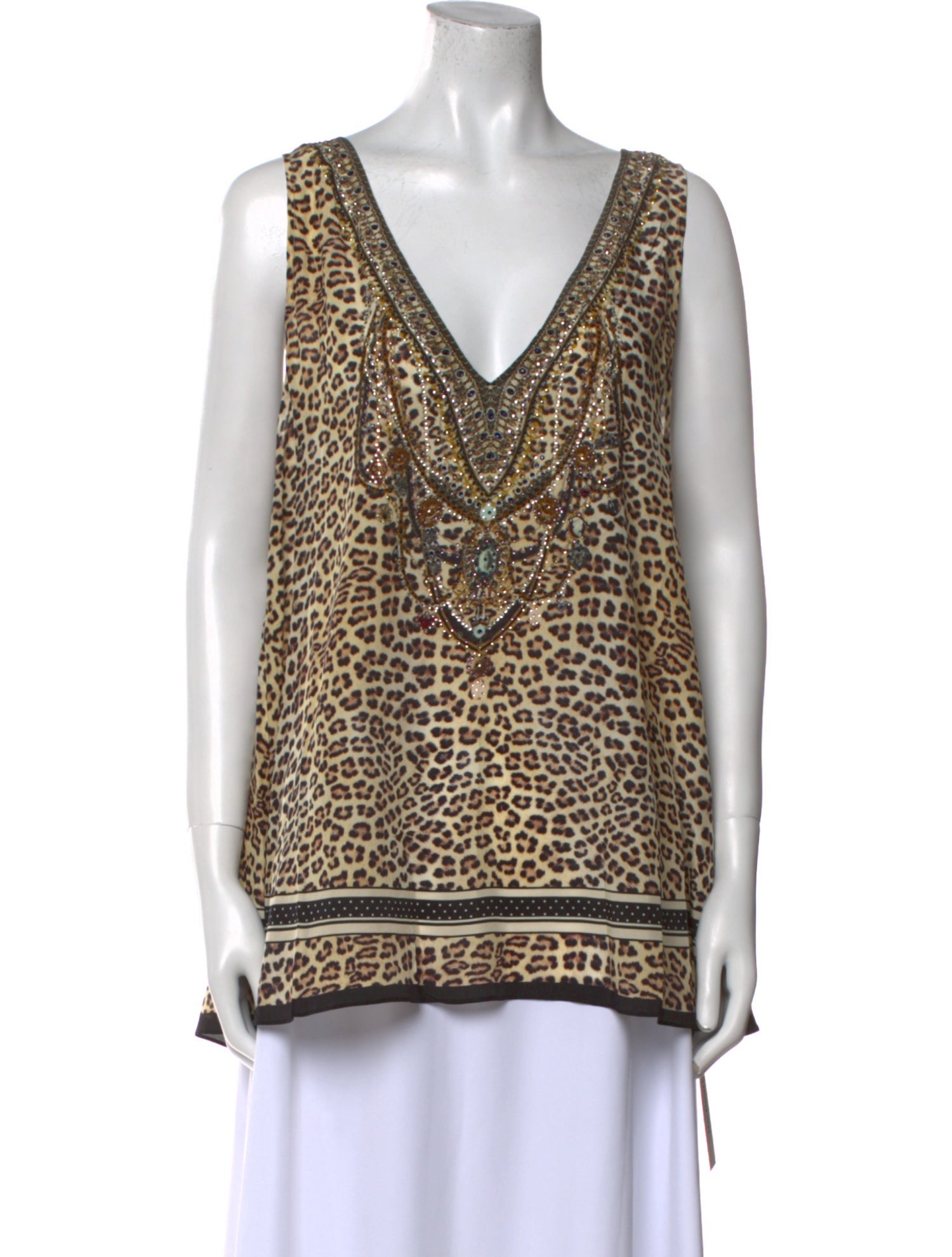 Camilla Silk Printed Top