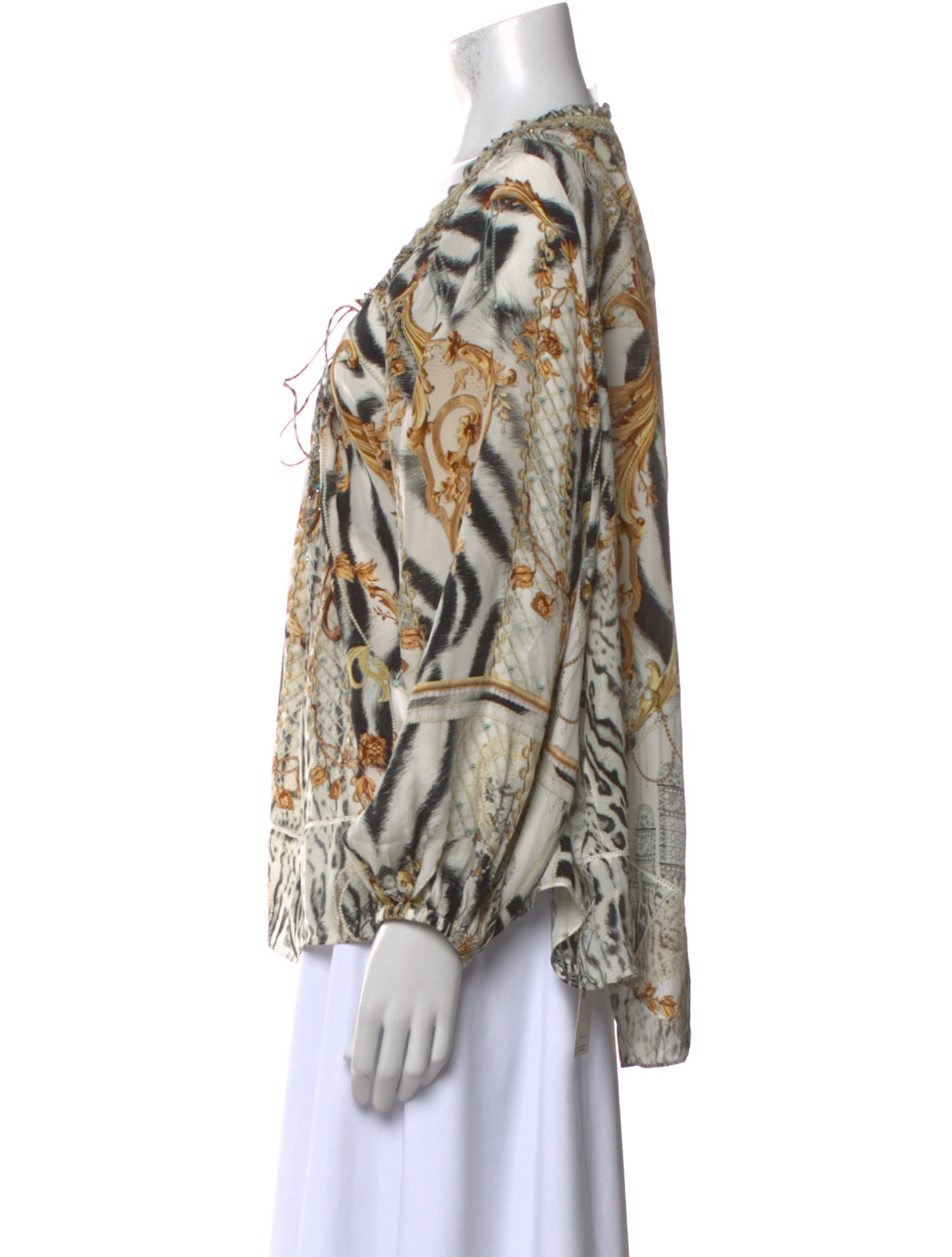 Camilla Silk Printed Blouse