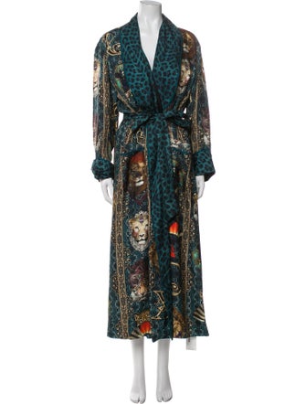 Camilla Silk Printed Robe