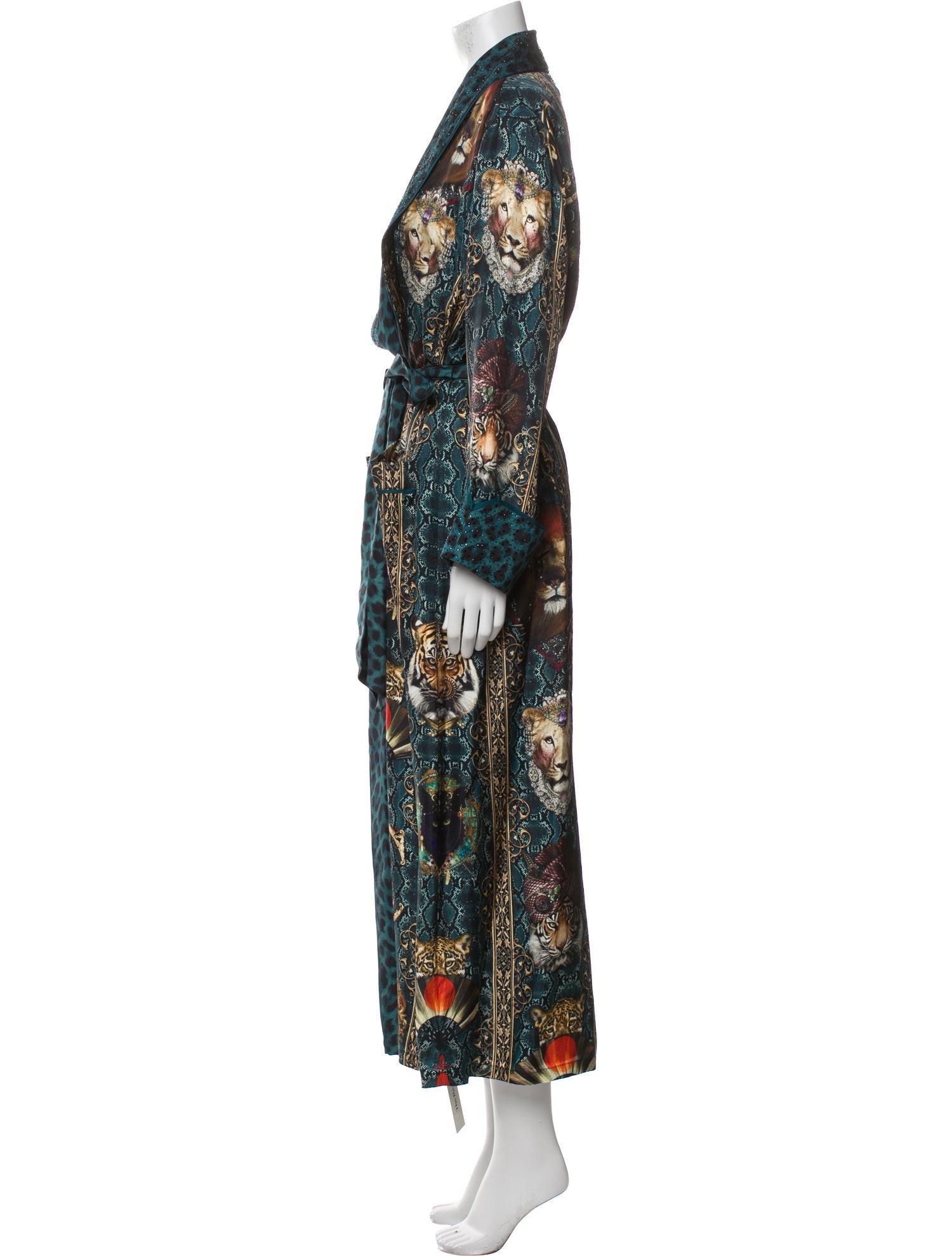 Camilla Silk Printed Robe