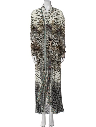 Camilla Silk Printed Robe