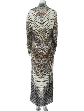 Camilla Silk Printed Robe