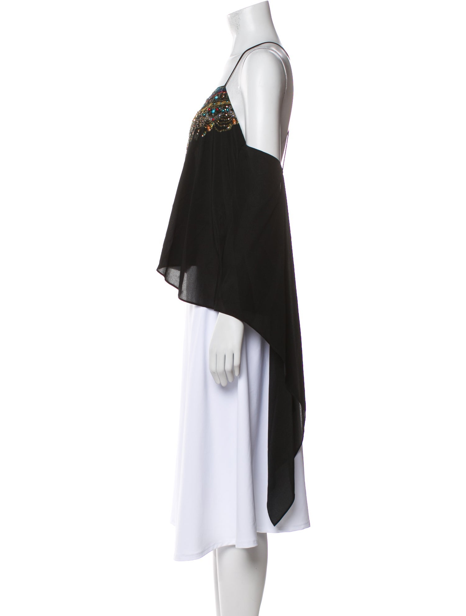 Camilla Silk Patterned Crop Top