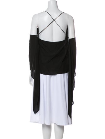 Camilla Silk Patterned Crop Top