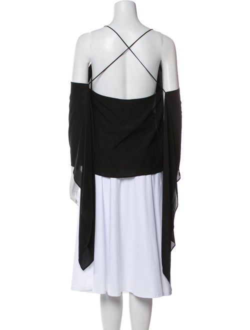 Camilla Silk Patterned Crop Top