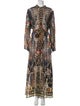 Camilla Silk Printed Robe