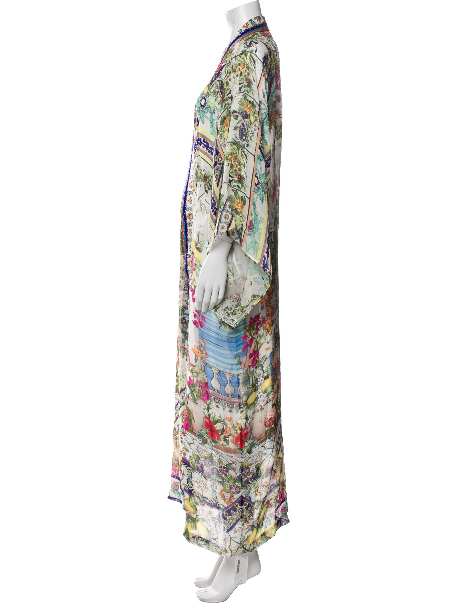 Camilla Silk Printed Robe w/ Tags