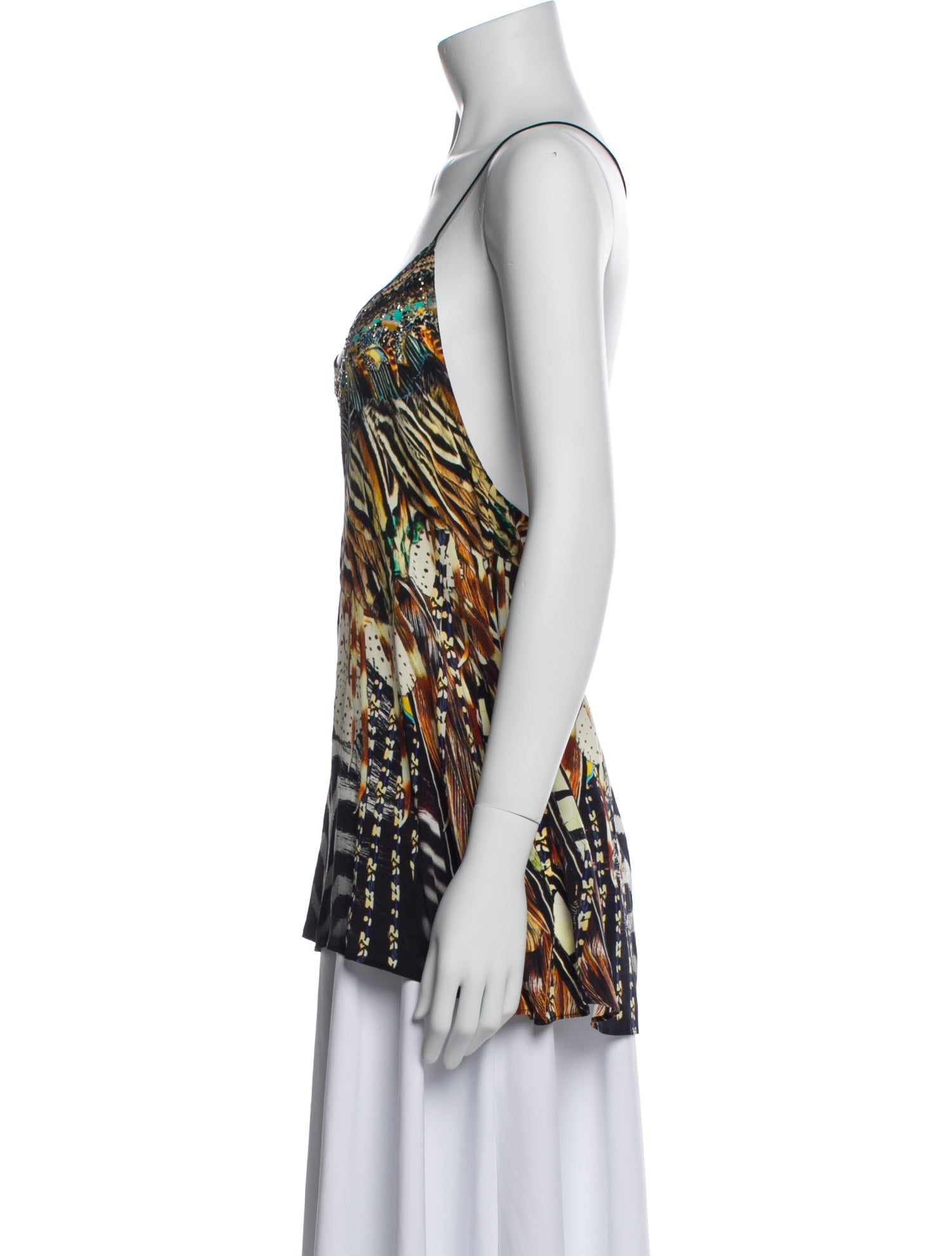 Camilla Silk Printed Top