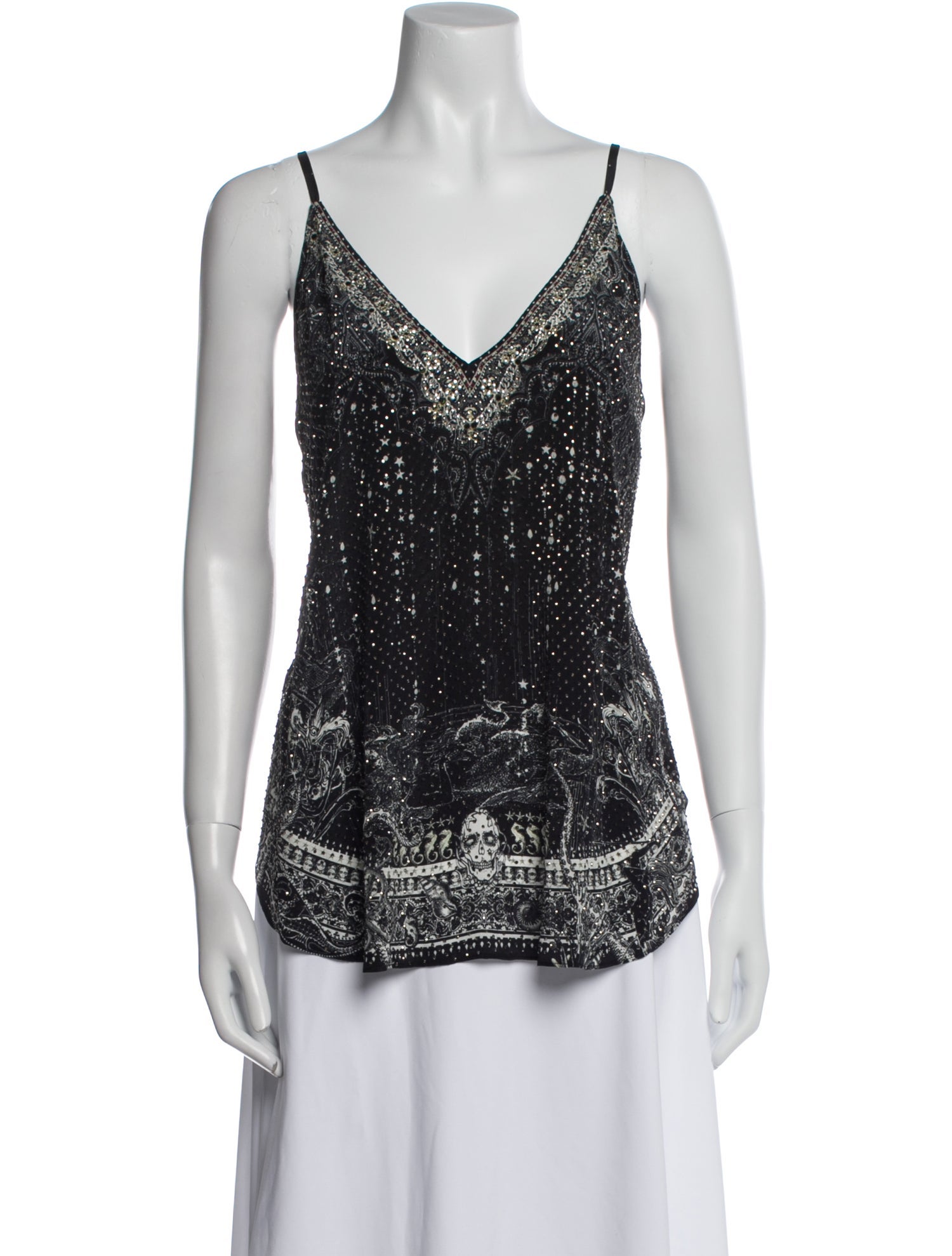 Camilla Silk Printed Top