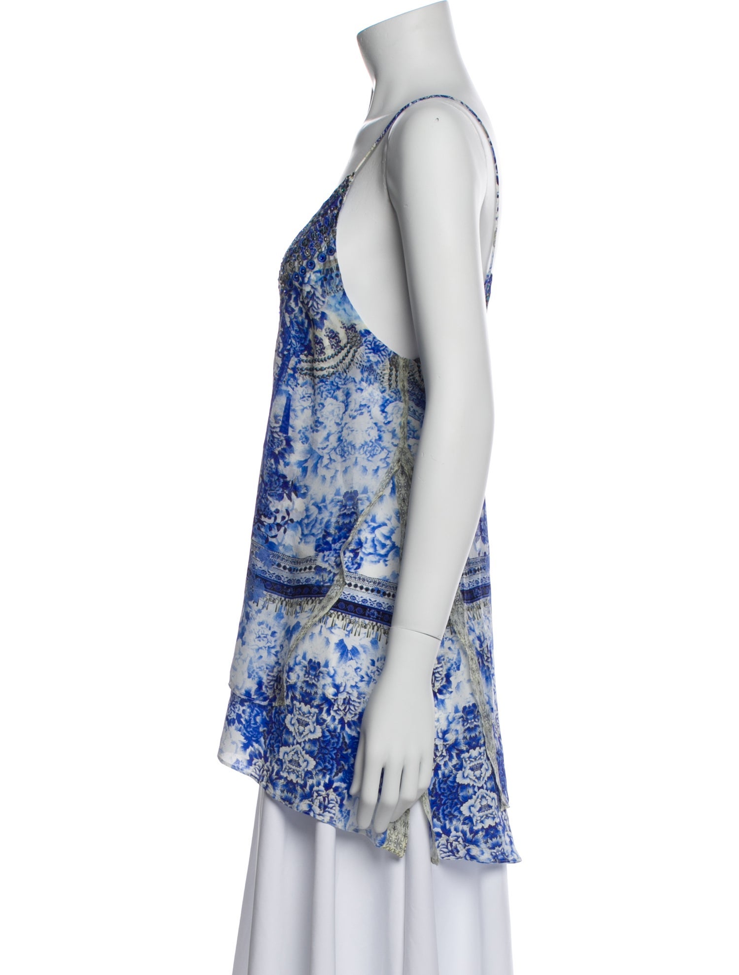 Camilla Silk Printed Top