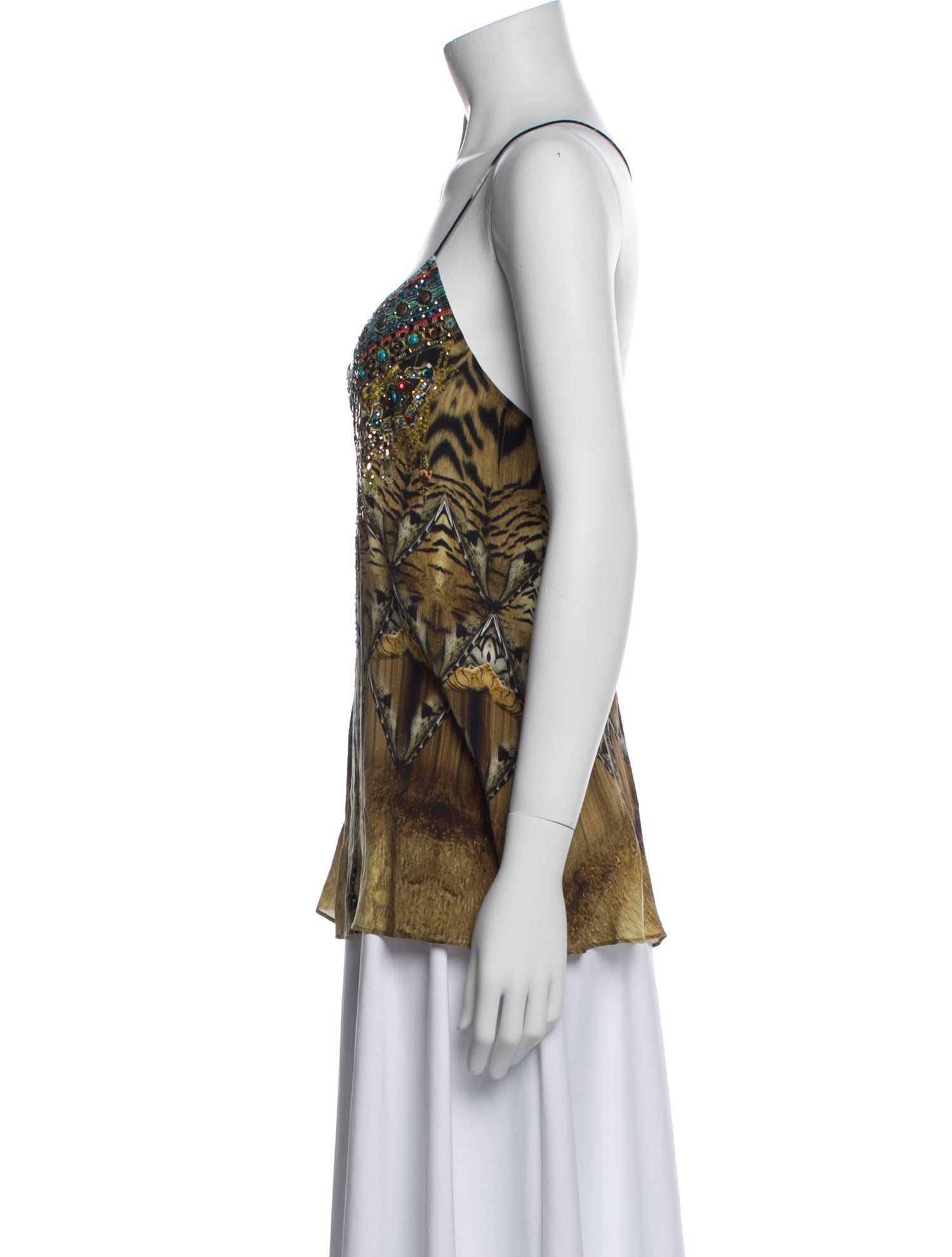 Camilla Silk Printed Top