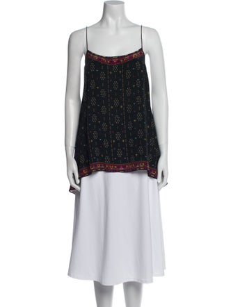 Camilla Silk Printed Top