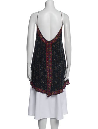 Camilla Silk Printed Top