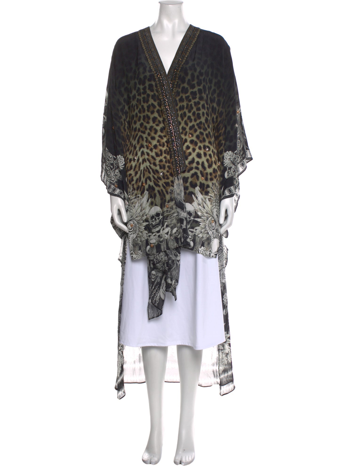 Camilla Silk Animal Print Tunic