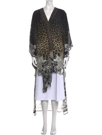 Camilla Silk Animal Print Tunic