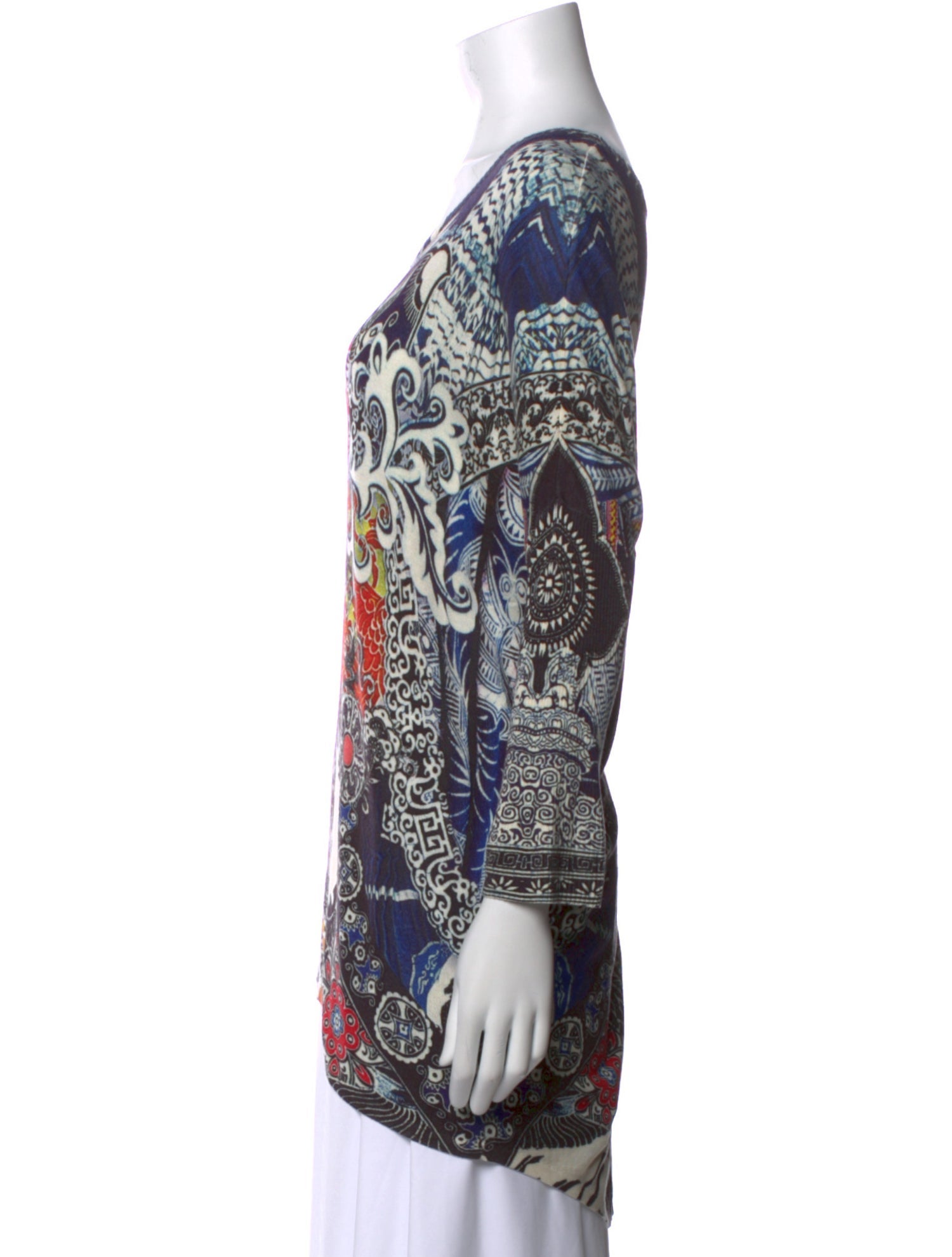 Camilla Printed Scoop Neck Tunic