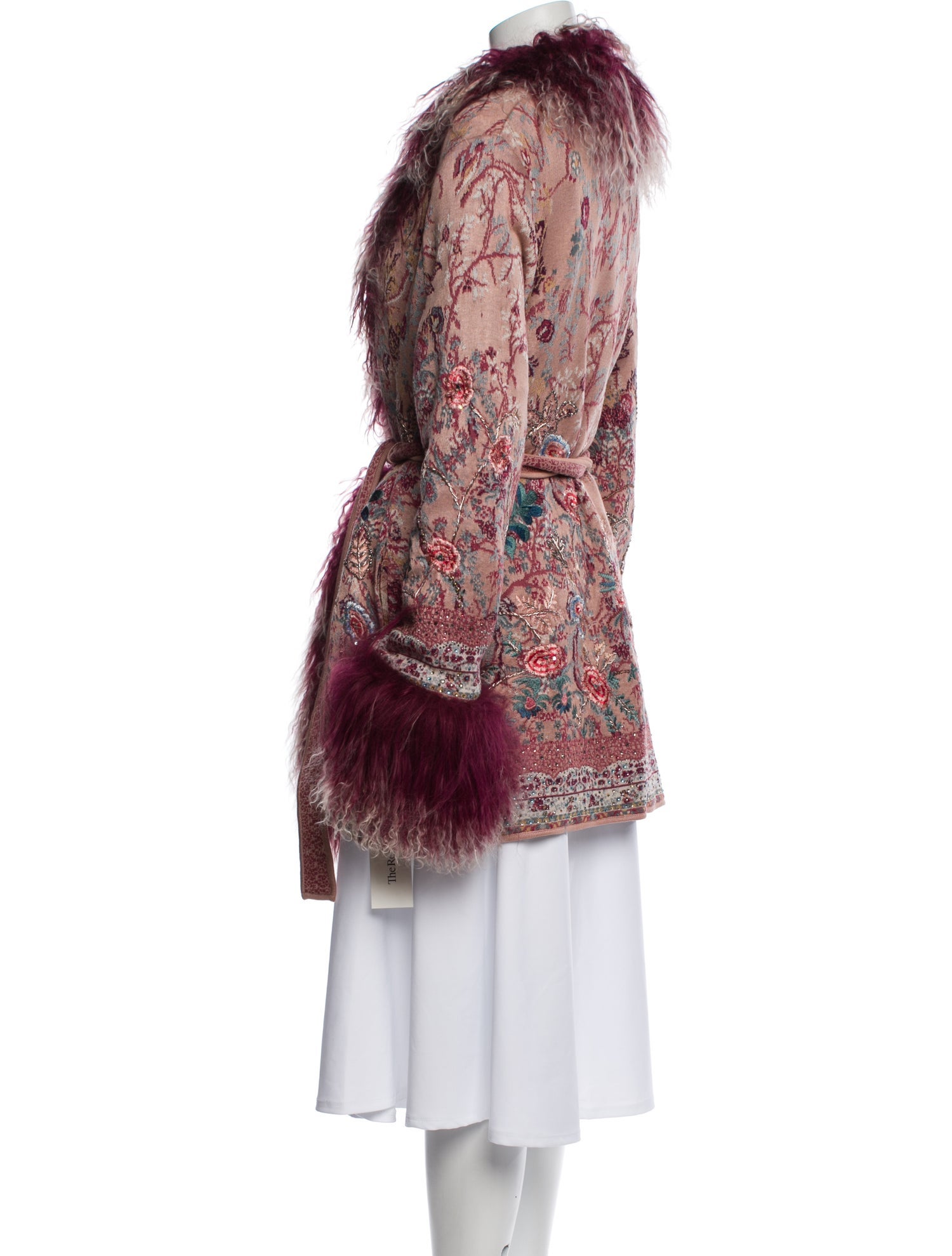 Camilla Plaid Print Faux Fur Jacket w/ Tags