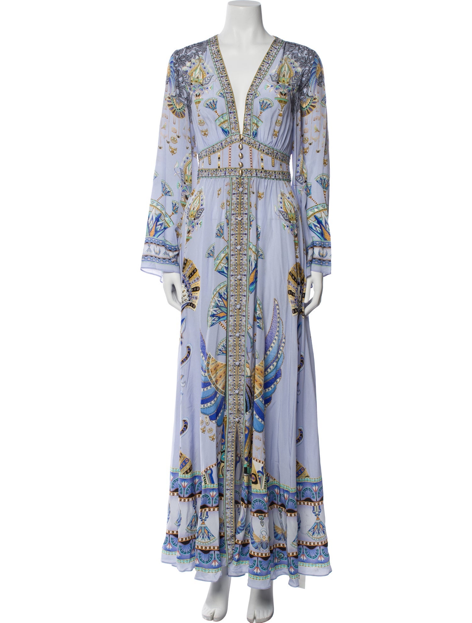 Camilla Silk Long Dress