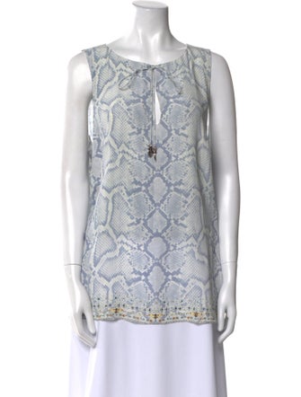 Camilla Silk Printed Tunic