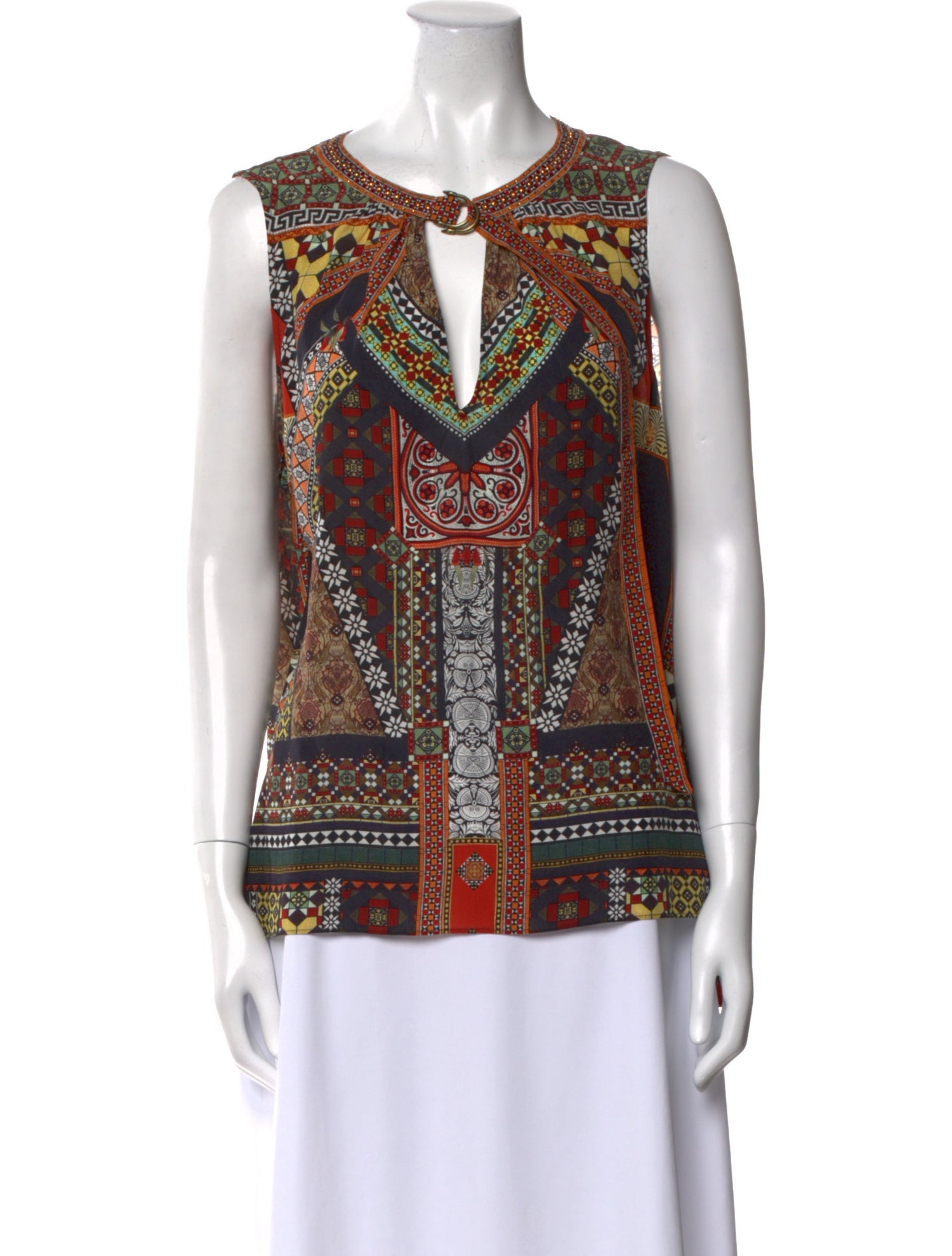 Camilla Silk Printed Blouse